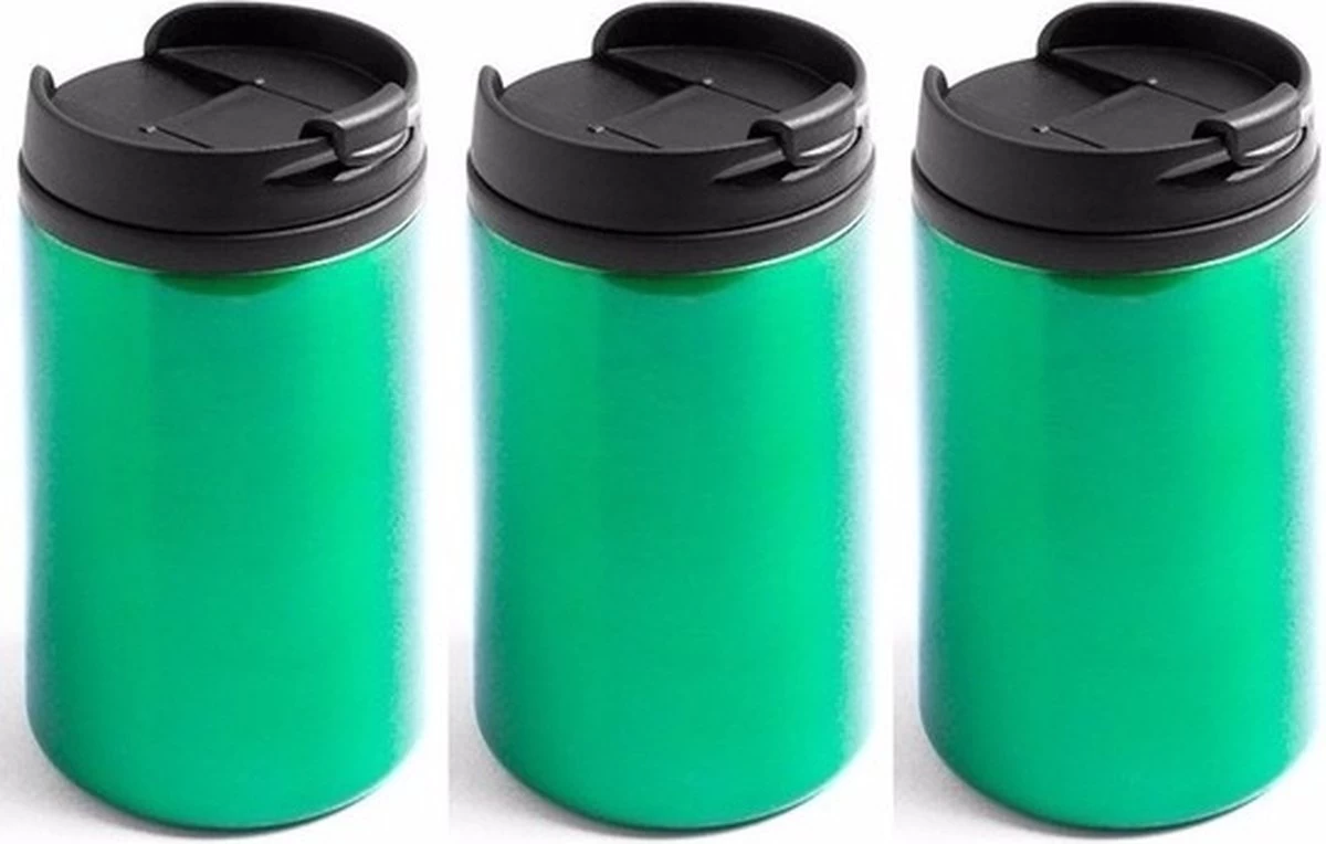 3x Tasses Chauffantes Métalliques / Tasses Pour Garder Au Chaud Vert 320 Ml - Tasses Isolantes / Thermos En Acier Inoxydable Pour Les Déplacements 4 3x Tasses Chauffantes Métalliques / Tasses Pour Garder Au Chaud Vert 320 Ml - Tasses Isolantes / Thermos En Acier Inoxydable Pour Les Déplacements – Image 2