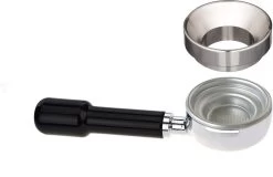 Expresso écarlate | Entonnoir De Précision "Barista Cono LM1 41 Mm" En Acier Inoxydable Pour Support De Tamis; Spécialement Pour Le Tamis En 1 Partie La Marzocco. Argent