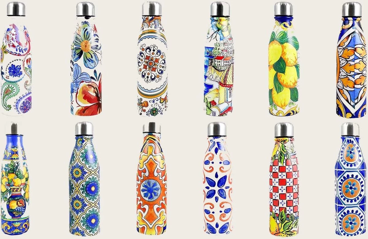 Arca Italy - Bouteille Thermos En Acier Inoxydable - Gourde - Bouteille D'eau - Double Paroi - Bouteille Isotherme - 500 Ml - Lilas 6 Arca Italy - Bouteille Thermos En Acier Inoxydable - Gourde - Bouteille D'eau - Double Paroi - Bouteille Isotherme - 500 Ml - Lilas – Image 4