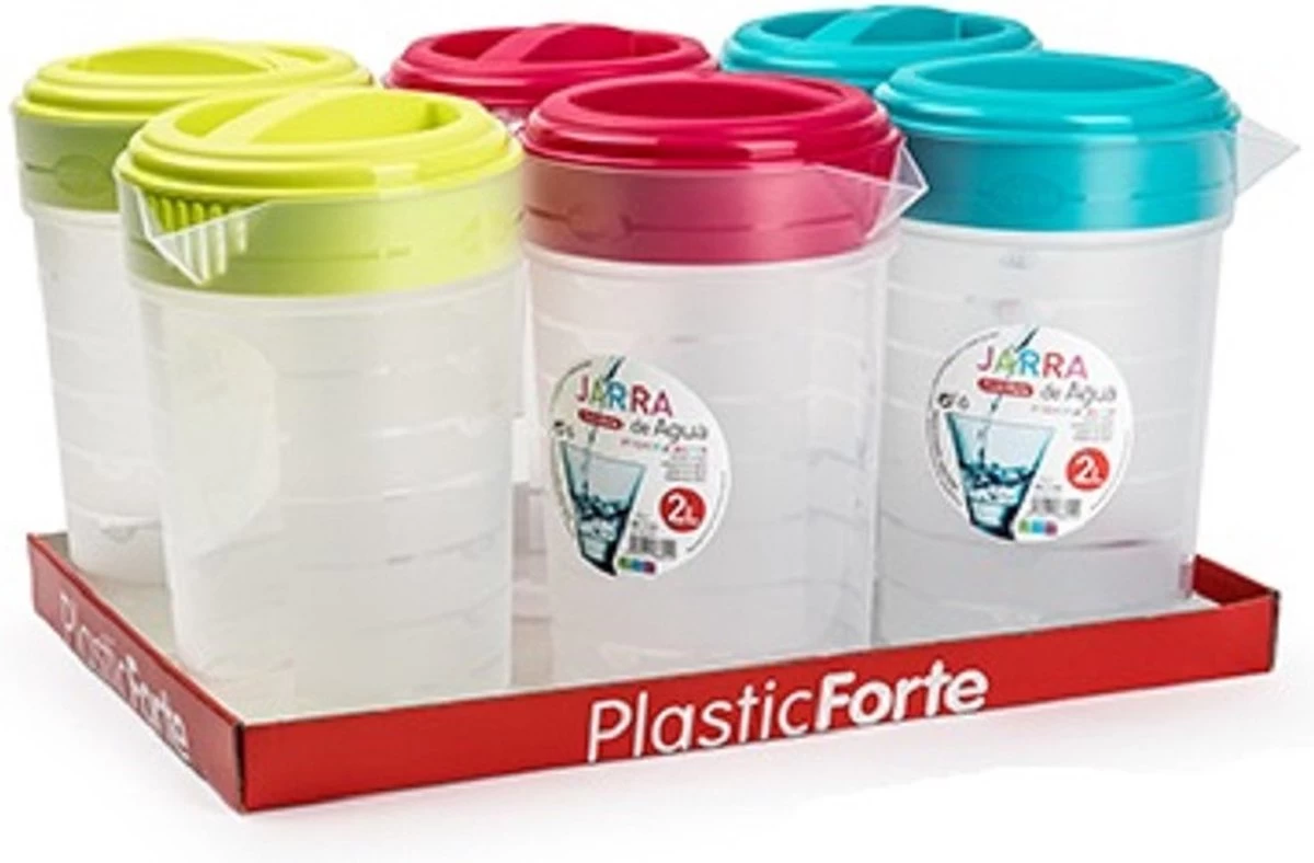 Carafe à Eau/pot à Jus Transparent/bleu Avec Couvercle 2 Litres En Plastique¿½- Pichet étroit Qui Tient Dans La Porte Du Réfrigérateur 4 Carafe à Eau/pot à Jus Transparent/bleu Avec Couvercle 2 Litres En Plastique¿½- Pichet étroit Qui Tient Dans La Porte Du Réfrigérateur – Image 2