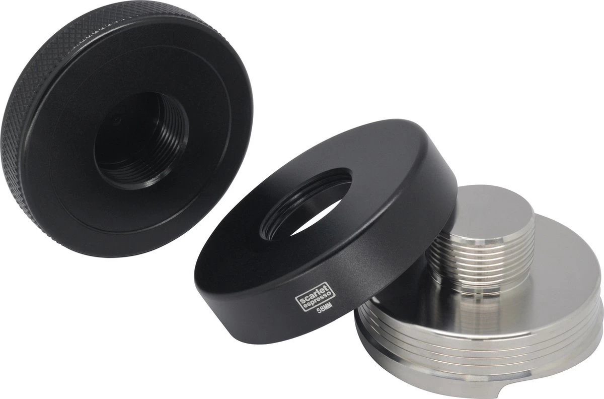 Expresso écarlate | Distributeur "Grande TRE" Pour Barista; Pour Une Extraction Parfaite Avec Des Machines De Sérigraphie; Des Tailles Différentes; à Toute épreuve. Noir 58,5 Mm + Planche De Tige 8 Expresso écarlate | Distributeur "Grande TRE" Pour Barista; Pour Une Extraction Parfaite Avec Des Machines De Sérigraphie; Des Tailles Différentes; à Toute épreuve. Noir 58,5 Mm + Planche De Tige – Image 6