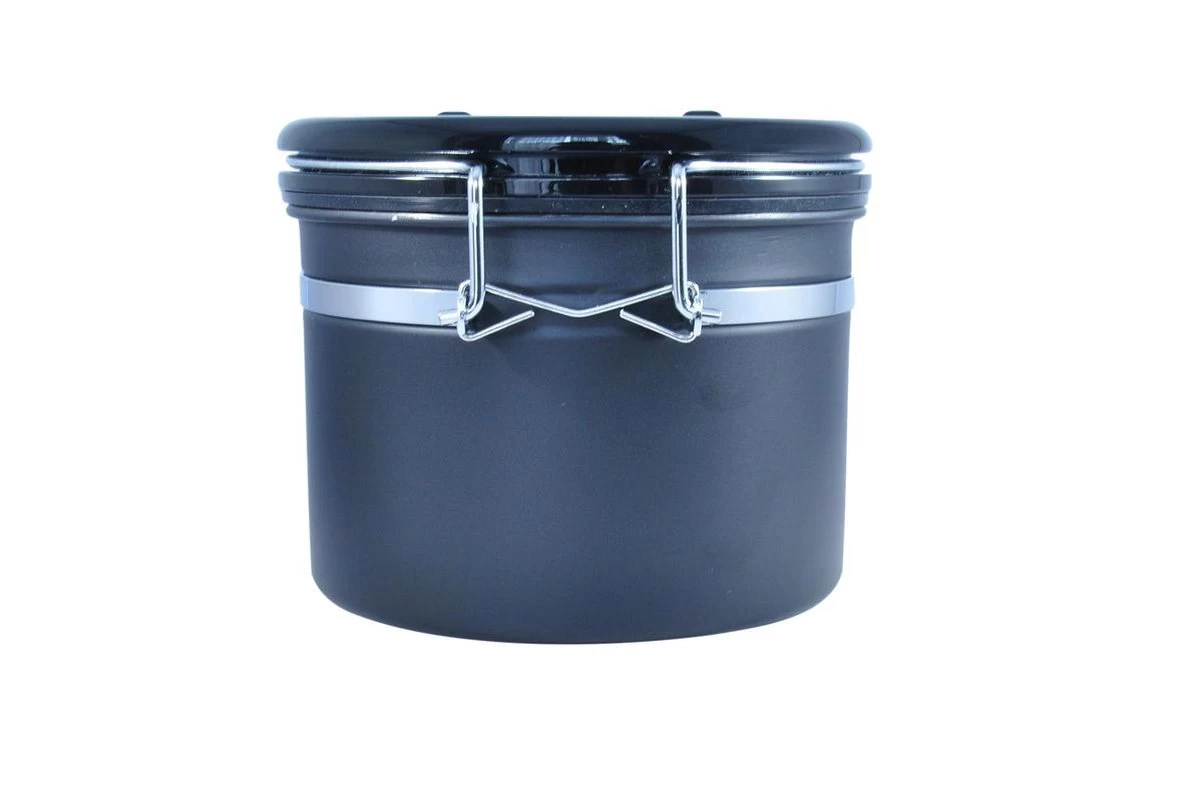 Boîte à Café En étain De Stockage De Café Hermétique Avec Sortie De CO2 250g Noir Mat 6 Boîte à Café En étain De Stockage De Café Hermétique Avec Sortie De CO2 250g Noir Mat – Image 4