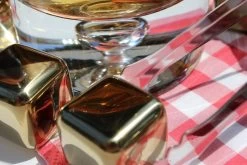 Bloc De Glace De Remplacement - Whisky Stones En Acier Inoxydable Couleur Or - Lot De 8 -Dégustation Délicate 1200x800 137