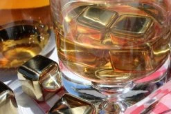 Bloc De Glace De Remplacement - Whisky Stones En Acier Inoxydable Couleur Or - Lot De 8 -Dégustation Délicate 1200x800 138