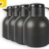 Thermos 1 Litre 4 Pièces Dans L'emballage - Carafe Isotherme 4 Litres 4 Pièces - Carafe 1 Litre - Thermos 1 Litre Zwart -Dégustation Délicate 1200x800 152