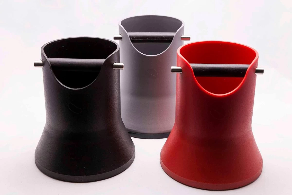 CasaBarista KnockBox Gris Argent - Knock Box - Plastique Robuste - Accessoires De Vêtements Pour Bébé Barista 3 CasaBarista KnockBox Gris Argent - Knock Box - Plastique Robuste - Accessoires De Vêtements Pour Bébé Barista