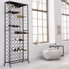 Casier à Vin Industriel STORAGE 182cm Noir Porte-bouteilles Pour 102 Bouteilles -Dégustation Délicate 1200x800 42