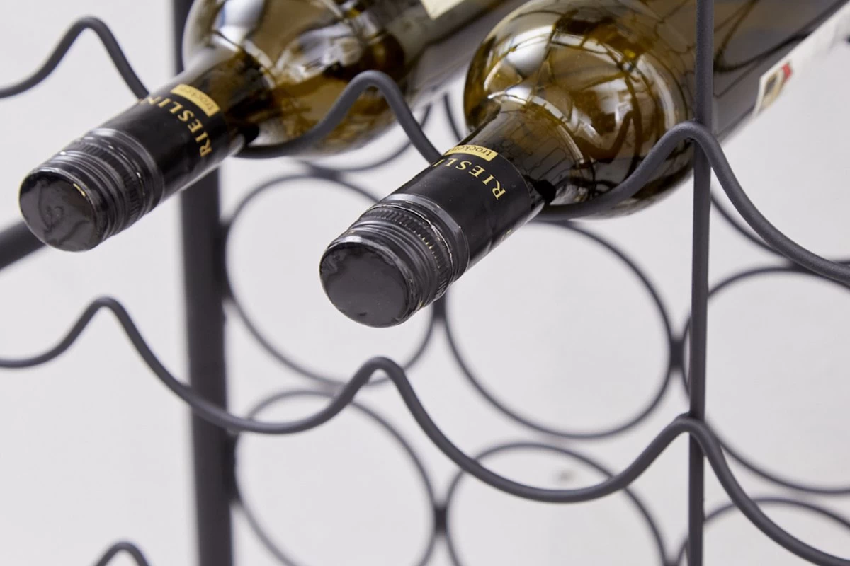 Casier à Vin Industriel STORAGE 182cm Noir Porte-bouteilles Pour 102 Bouteilles 4 Casier à Vin Industriel STORAGE 182cm Noir Porte-bouteilles Pour 102 Bouteilles – Image 2