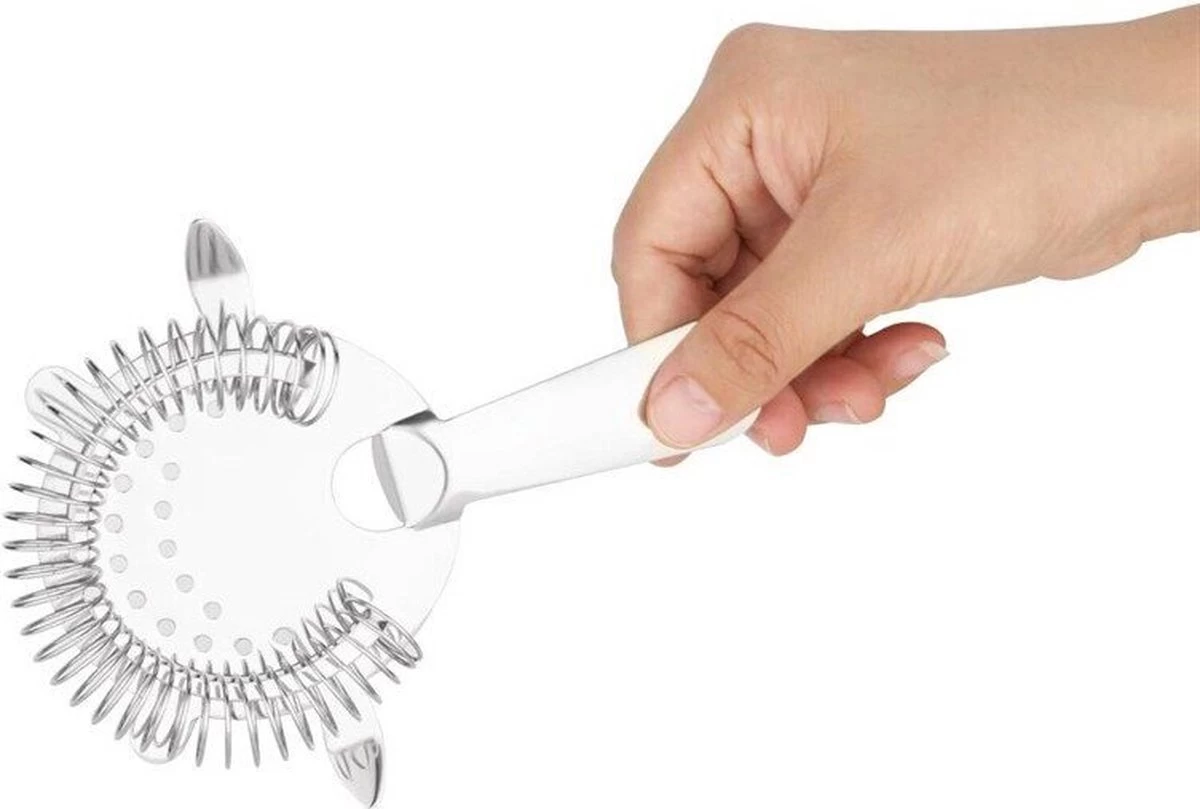 Olympia Hawthorne Passoire à Cocktail 4 Dents Acier Inoxydable DR590 8 Olympia Hawthorne Passoire à Cocktail 4 Dents Acier Inoxydable DR590 – Image 6