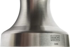 Expresso écarlate | Tamper "Solido Affilato" En Acier Inoxydable à Bord Tranchant Usiné CNC Avec Précision, En Acier Inoxydable, Bourreur De Profit Solide Acier Inoxydable 58,5 Mm