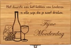 Service à Vin Dans Une Boîte En Bambou - Cadeau Pour Maman - Bonne Fête Des Mères -Dégustation Délicate 1200x824