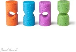 Marqueurs De Verre à Vin En Forme De Liège Final Touch Silicone 8 Marqueurs De Verre à Vin En Forme De Liège Final Touch Silicone -Dégustation Délicate 1200x830 2