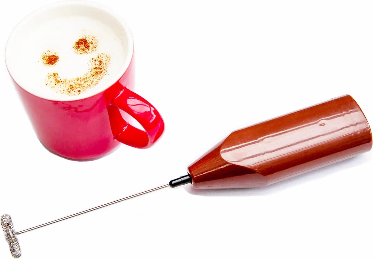 Mousseur à Lait électrique INTER-CAFFÈ® - Mousseur à Lait Manuel - Mousseur à Lait - Marron - Garantie 1 An 8 Mousseur à Lait électrique INTER-CAFFÈ® - Mousseur à Lait Manuel - Mousseur à Lait - Marron - Garantie 1 An – Image 6