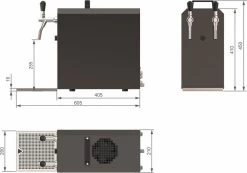 Set Complet - Robinet à Bière - Rafraîchisseur à Sec 2 Robinets Stream 50, 50 Litres / H - Robinet à Bière, Beertender, Robinet Maison, Refroidisseur à Bière -Dégustation Délicate 1200x839 1