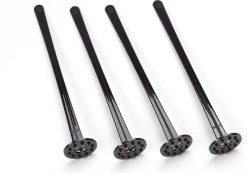 Pilon Tonique Noir 50 Pièces - Facile à Nettoyer - Pilon Cocktail - Pilon Citron - Pilons Cocktail - Pilon Citroen