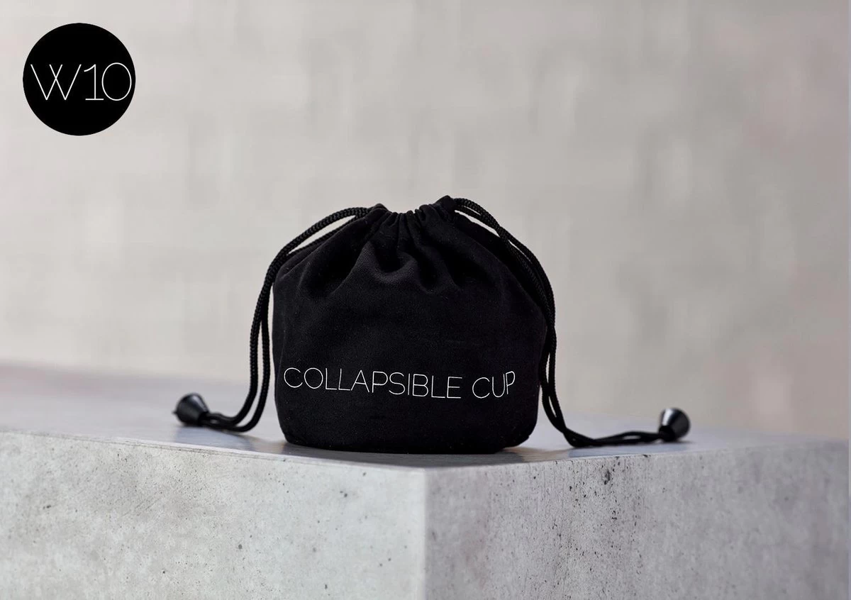 W10 Portobello - Thermos Pliable En Acier Inoxydable / Mug De Voyage - 400 Ml - Zwart - Pour Les Boissons Chaudes Et Froides 7 W10 Portobello - Thermos Pliable En Acier Inoxydable / Mug De Voyage - 400 Ml - Zwart - Pour Les Boissons Chaudes Et Froides – Image 5