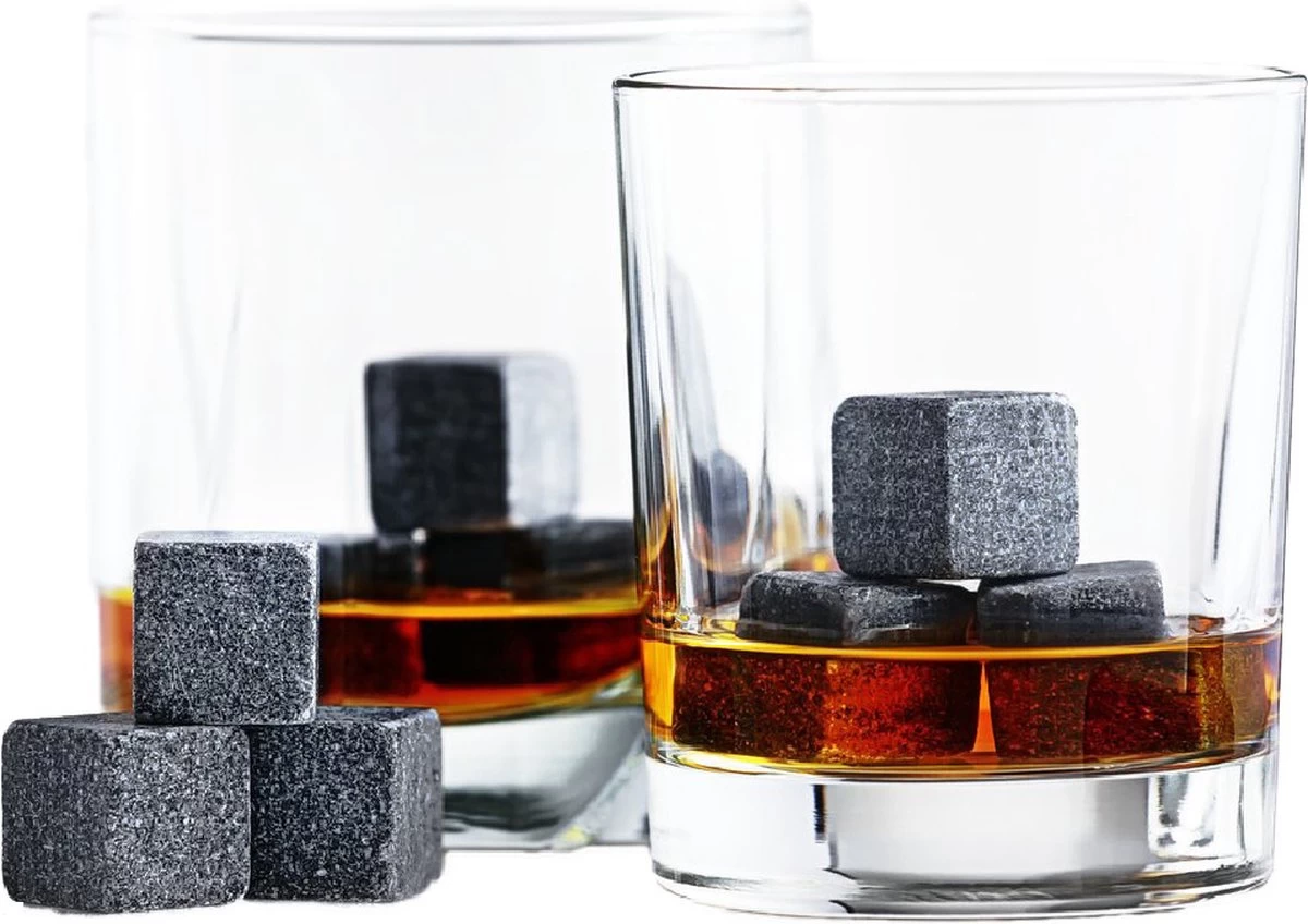 Whisky Stone Ice Cubes - Whisky Stones Réutilisables - Bloc De Glace Whisky Stone Réutilisable - 18 Pièces 4 Whisky Stone Ice Cubes - Whisky Stones Réutilisables - Bloc De Glace Whisky Stone Réutilisable - 18 Pièces – Image 2