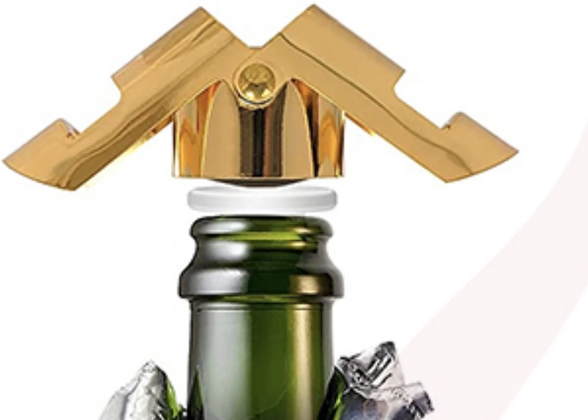 GG Kitchen - Valve à Champagne - Bouchon à Cava - Bouchon à Champagne - Valve à Bouteille - Or - 2 Pièces 7 GG Kitchen - Valve à Champagne - Bouchon à Cava - Bouchon à Champagne - Valve à Bouteille - Or - 2 Pièces – Image 5