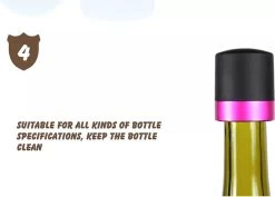 Bouchon De Bouteille De Champagne - Bouchon De Bouteille De Champagne - Vide - Couleur Noir/argent - Bouchon Mécanique -Dégustation Délicate 1200x858 13