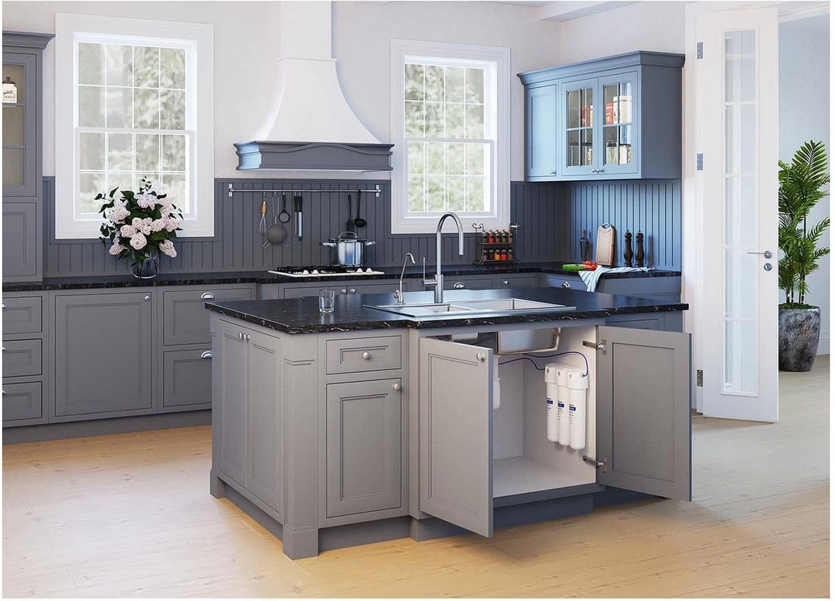 Aquaphor Système De Filtre à Charbon Actif Aquaphor - Pour L'eau - 3 Phases - 2,5 L / Min - Robinet Inclus 5 Aquaphor Système De Filtre à Charbon Actif Aquaphor - Pour L'eau - 3 Phases - 2,5 L / Min - Robinet Inclus – Image 3