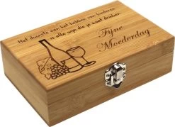 Service à Vin Dans Une Boîte En Bambou - Cadeau Pour Maman - Bonne Fête Des Mères -Dégustation Délicate 1200x870 1