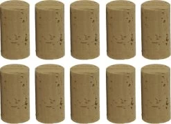 10x Bouchons De Vin 38x24mm - Bouchons De Liège / Liège / Bouchons En Vrac / Bouchon De Liège / Bouchon De Liège / Bouchons De Liège / Bouchon De Vin / Bouchon De Vin (peut également être Utilisé Comme Bouchon De Loisir Ou D'artisanat)