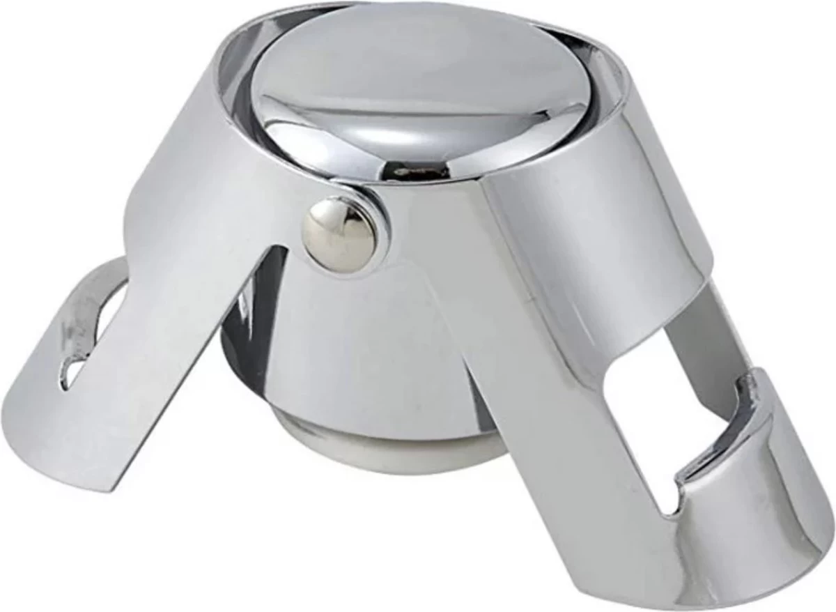 GG Kitchen - Valve à Champagne - Bouchon à Cava - Bouchon à Champagne - Valve à Bouteille - Argent - 2 Pièces 3 GG Kitchen - Valve à Champagne - Bouchon à Cava - Bouchon à Champagne - Valve à Bouteille - Argent - 2 Pièces