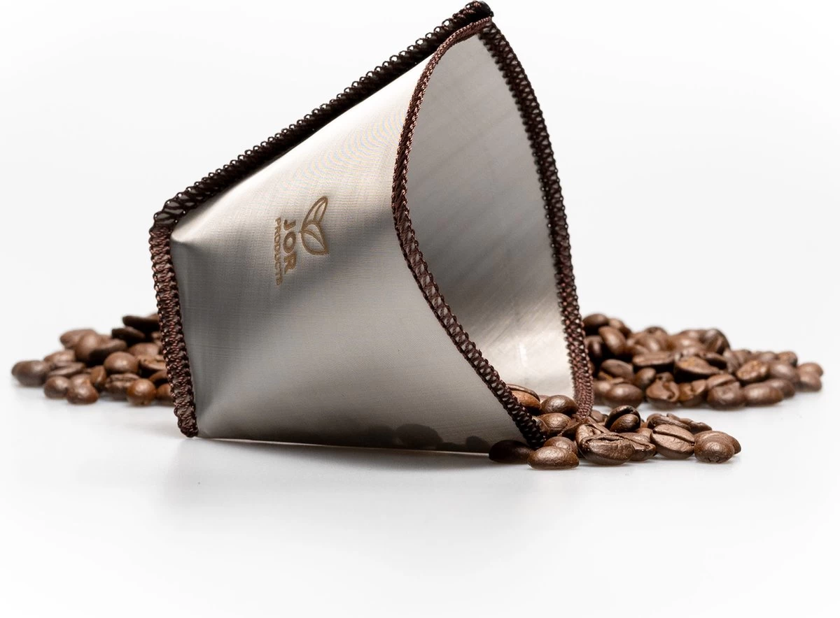 Machine à Café JOR Products® - Porte-filtre à Café - Grillage En Acier Inoxydable - Filtre à Café - Durable - Taille 2 4 Machine à Café JOR Products® - Porte-filtre à Café - Grillage En Acier Inoxydable - Filtre à Café - Durable - Taille 2 – Image 2