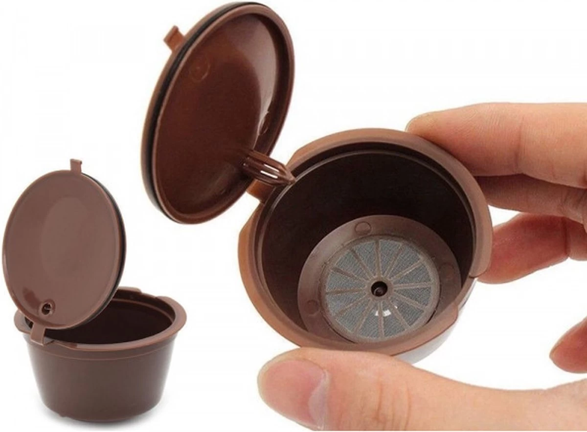 5x Tasse à Café Réutilisable Dolce Gusto - Respectueux De L'environnement - Durable - Set Complet - Capsule De Café - Capsules De Café Rechargeables - Dolce Gusto 4 5x Tasse à Café Réutilisable Dolce Gusto - Respectueux De L'environnement - Durable - Set Complet - Capsule De Café - Capsules De Café Rechargeables - Dolce Gusto – Image 2