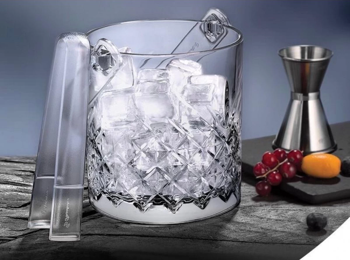 Pasabahce Timeless – Seau à Glace En Verres Avec Anse + Pince – 149 Cm X 129 Cm – 1000 Ml 4 Pasabahce Timeless – Seau à Glace En Verres Avec Anse + Pince – 149 Cm X 129 Cm – 1000 Ml – Image 2