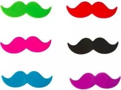 ProductGoods - 6x Marqueurs De Verre Moustache / Moustaches - Décoration De Glas - Marker De Verre - Décoration De Glas - Décoration - Étiquetez Votre Glas -Dégustation Délicate 1200x894 1