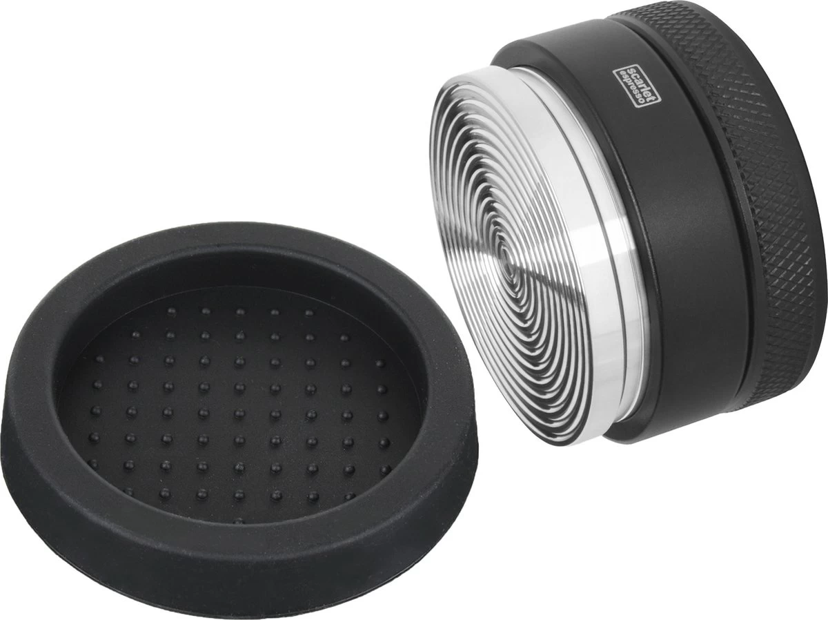 Expresso écarlate | Tamper "Grande Flat" Pour Barista; Avec Rainures 3D Pour Une Extraction Parfaite Avec Des Machines Porte-tamis; Des Tailles Différentes; à Toute épreuve. Noir 58,5 Mm + Planche De Tige 11 Expresso écarlate | Tamper "Grande Flat" Pour Barista; Avec Rainures 3D Pour Une Extraction Parfaite Avec Des Machines Porte-tamis; Des Tailles Différentes; à Toute épreuve. Noir 58,5 Mm + Planche De Tige – Image 9