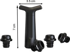 YUGN Pompe à Vide à Vin Bouchon à Vin - Bouchon à Vin Avec 4 Bouchons à Vin Sous Vide - Bouchon à Vin Avec Minuterie -Dégustation Délicate 1200x898 5