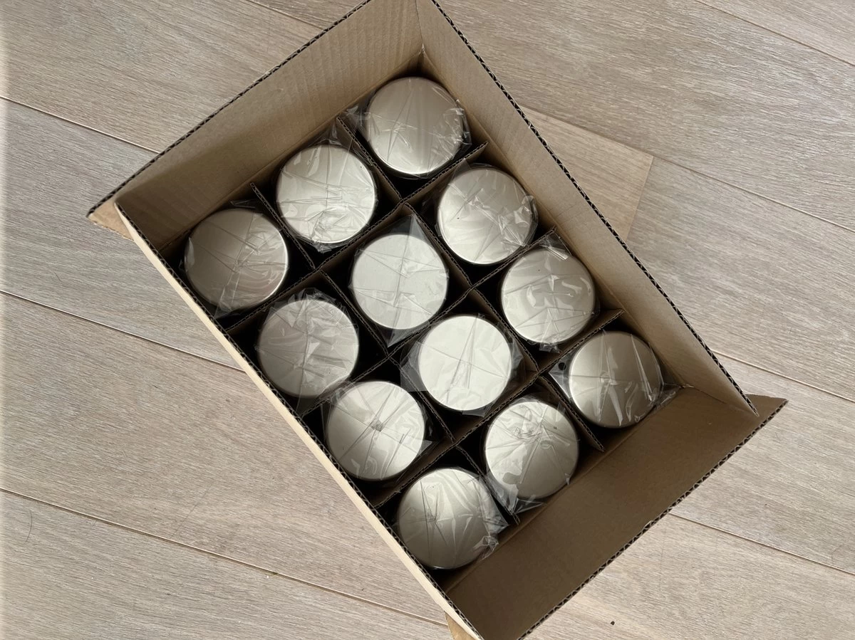 Lot De 12 Boîtes Rondes En Tôle Avec Couvercle - Boîte De Rangement - Boîte De Rangement - Boîte à Thé - Diamètre 7,2 Cm - Hauteur 10,7 Cm 6 Lot De 12 Boîtes Rondes En Tôle Avec Couvercle - Boîte De Rangement - Boîte De Rangement - Boîte à Thé - Diamètre 7,2 Cm - Hauteur 10,7 Cm – Image 4