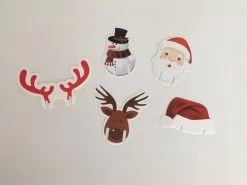 Noël - Décoration - Bonnet De Noel - Père Noël - Bonhomme De Neige - Renne - Glas à Vin - Verre - Fluut - Champagne - Décoration En Verre - 50 Pièces - Groot Paquet - Vin -Dégustation Délicate 1200x899 12