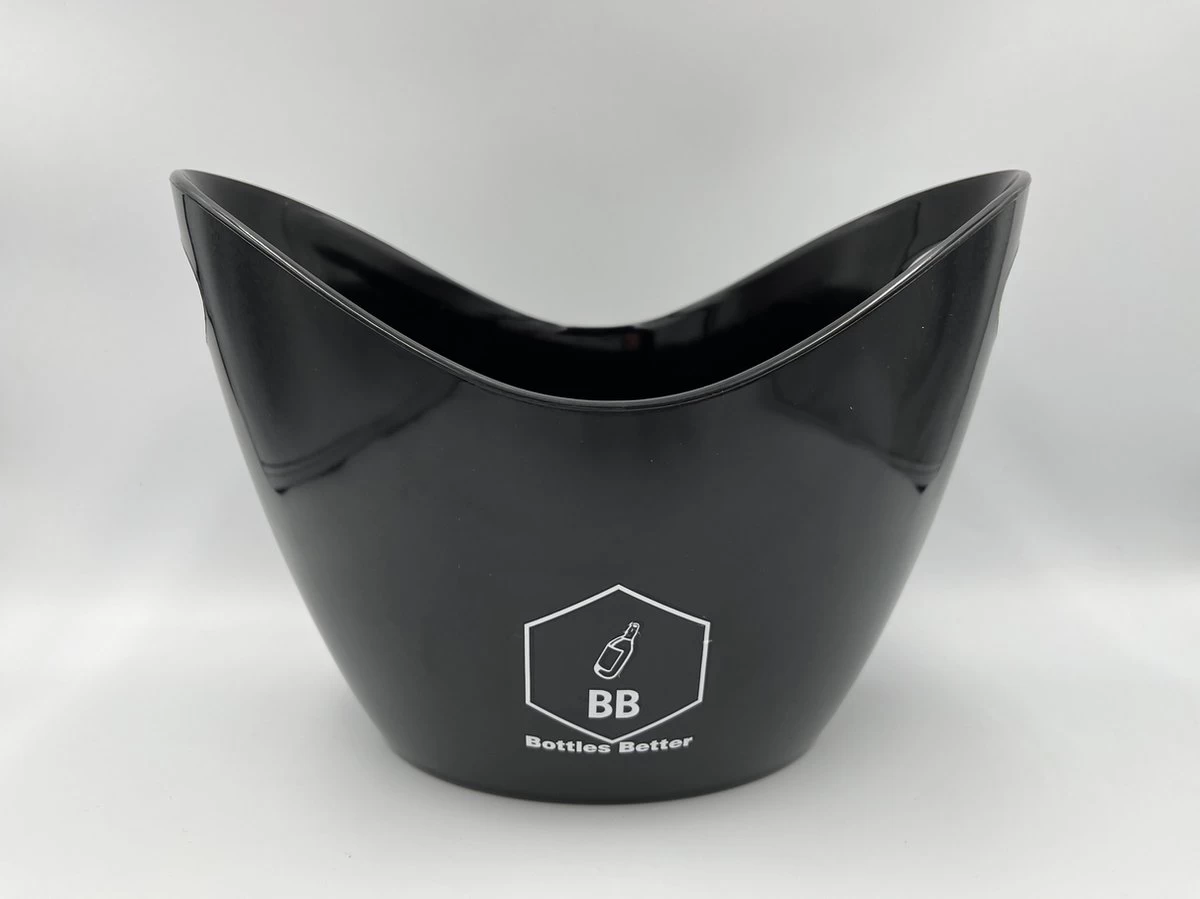 Bottles Better - Seau à Glace - Seau à Glace - Refroidisseur Champagne/ Boisson 4 Litres Grijs 3 Bottles Better - Seau à Glace - Seau à Glace - Refroidisseur Champagne/ Boisson 4 Litres Grijs