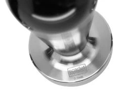 Expresso écarlate | Tamper "Elegant" Pour Barista; Avec Poignée Ergonomique En Aluminium Et Base En Acier Inoxydable De Précision; Pour Une Extraction Parfaite Avec Des Machines De Sérigraphie. Noir 53 Mm -Dégustation Délicate 1200x900 22