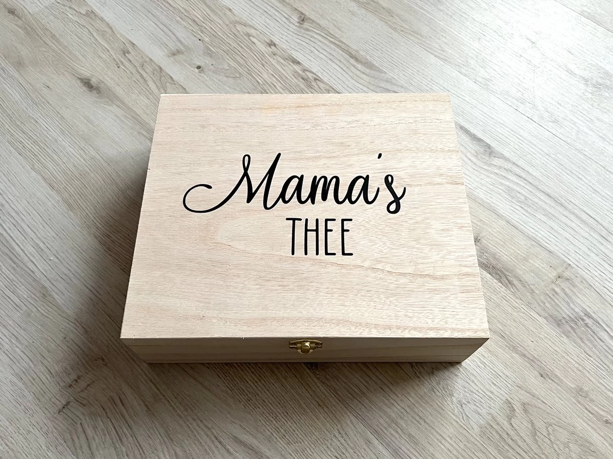 Boite à Thee - Boite Rangement Thee - Mama's Tea - Boite à Thé En Bois - 12 Compartiments - Thé Pour Maman 3 Boite à Thee - Boite Rangement Thee - Mama's Tea - Boite à Thé En Bois - 12 Compartiments - Thé Pour Maman