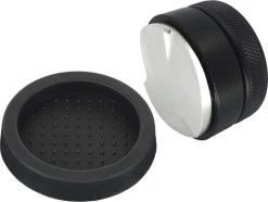 Expresso écarlate | Distributeur "Grande TRE" Pour Barista; Pour Une Extraction Parfaite Avec Des Machines De Sérigraphie; Des Tailles Différentes; à Toute épreuve. Zwart 58 Mm + Planche De Tige