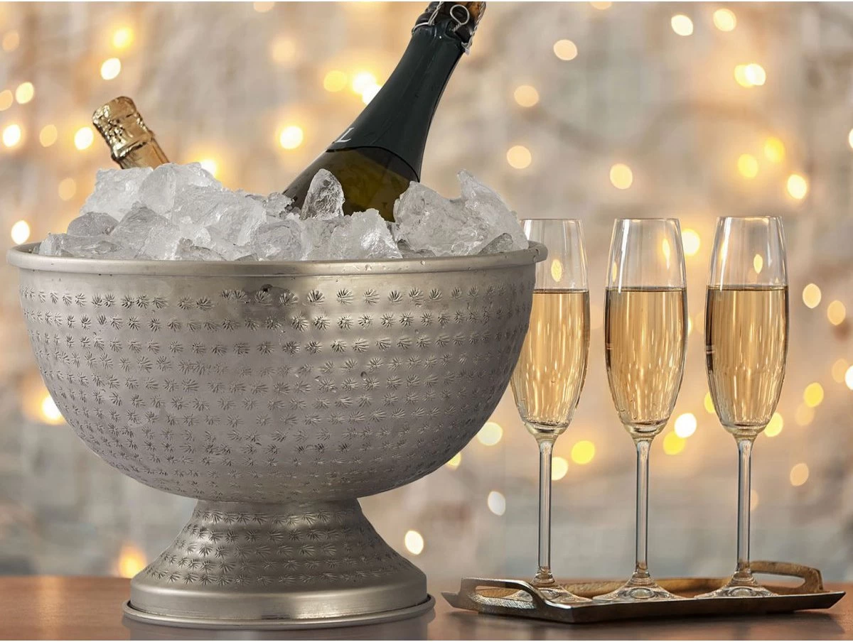 Seau à Vin Seau à Bouteille Métal ø 29 Cm Seau à Champagne Rond Argent Doré Seau à Glace Seau à Champagne 4 Seau à Vin Seau à Bouteille Métal ø 29 Cm Seau à Champagne Rond Argent Doré Seau à Glace Seau à Champagne – Image 2