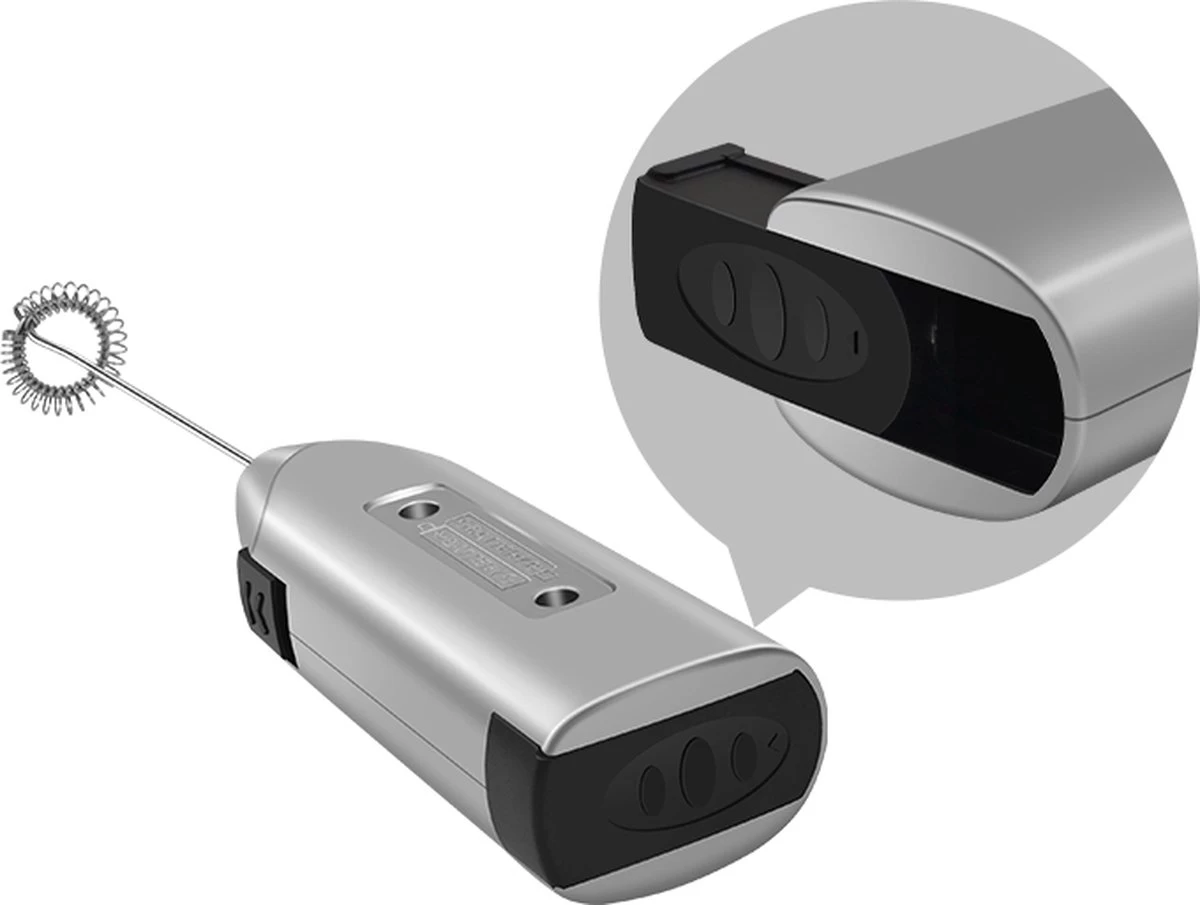 Mousseur à Lait électrique INTER-CAFFÈ® - Mousseur à Lait Manuel - Mousseur à Lait - Argent - Garantie 1 An 8 Mousseur à Lait électrique INTER-CAFFÈ® - Mousseur à Lait Manuel - Mousseur à Lait - Argent - Garantie 1 An – Image 6