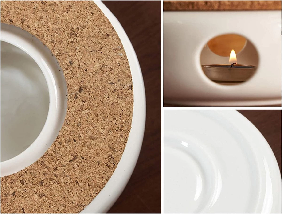 Chauffe-thé En Céramique / Ragoût Pour Théière Ragoût Pour Théière - Chauffe-thé, Chauffe-café Tasse Pour Théière, Chauffage Et Conservation Du Café, Du Thé Ou Du Lait 9 Chauffe-thé En Céramique / Ragoût Pour Théière Ragoût Pour Théière - Chauffe-thé, Chauffe-café Tasse Pour Théière, Chauffage Et Conservation Du Café, Du Thé Ou Du Lait – Image 7