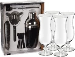 Excellent Houseware 5 Pièces Avec 8x Verres Pina Colada 440 ML