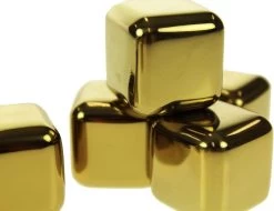 Bloc De Glace De Remplacement - Whisky Stones En Acier Inoxydable Couleur Or - Lot De 8 -Dégustation Délicate 1200x922 1