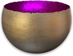 Échelle | Bronze | Rose | Bell Arte | Photophore | 28CM | Échelle Déco | Photophore | Bougeoir | Moderne | Bol De Lumière Du Vent Frappant | Bol Pour Bougie Chauffe-plat