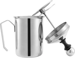 Mousseur à Lait à Double Maille En Acier Inoxydable De 500 Ml Fait à La Main, Avec Stylo à Café Latte Art, 8 X 8 X 18 Cm -Dégustation Délicate 1200x929