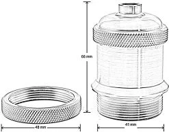 Ampoule Métal E27 Blanche Idéal Pour Les Ampoules Vintage Edison Métal Antique -Dégustation Délicate 1200x933 1