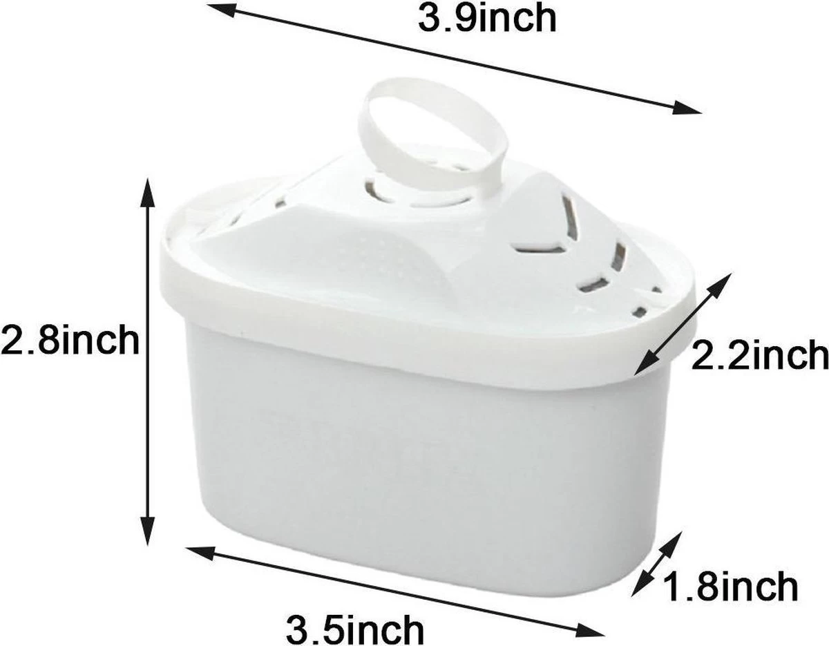 Filtre à Eau Bradey - Convient Aux Carafes Filtrantes Filtrantes - Cartouches Filtrantes Brita - Brita Maxtra - 2 Pièces 8 Filtre à Eau Bradey - Convient Aux Carafes Filtrantes Filtrantes - Cartouches Filtrantes Brita - Brita Maxtra - 2 Pièces – Image 6