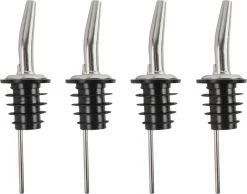 Veluw Boisson Verseur Pour Boissons - Becs Verseurs Professionnels - Bouchon Verseur En Acier Inoxydable à Débit Lent (4 Pièces)