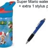 Gourde Super Mario Bross - Gobelet - Gourde En Tritan Avec Système D'ouverture Automatique. 480 Ml. + EXTRA 1 Stylet Blauw. -Dégustation Délicate 1200x943 2